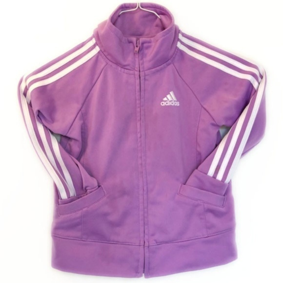 Coats | Adidas Purple Kids Track Jacket 